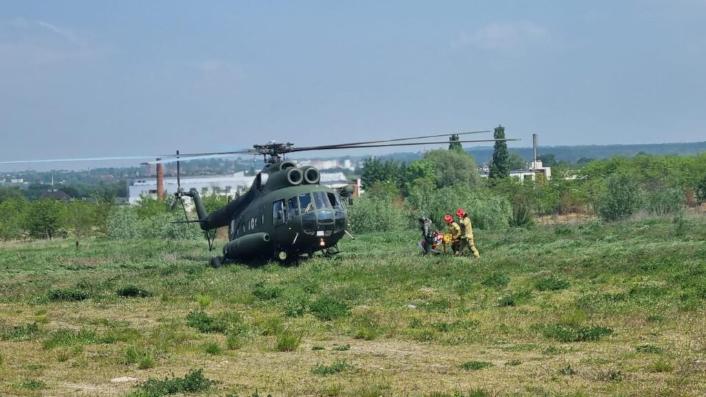 Akcja ratunkowa podczas ćwiczeń taktycznych "RENEGADE/SAREX-23