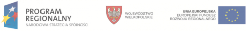 Logotypy PRNSS, Województwo Wielkopolskie i EFRR
