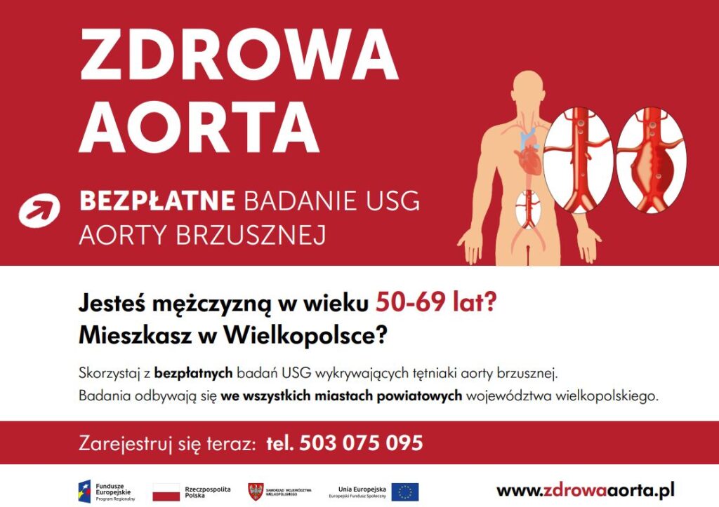 banner informacyjny - program ZDROWA AORTA