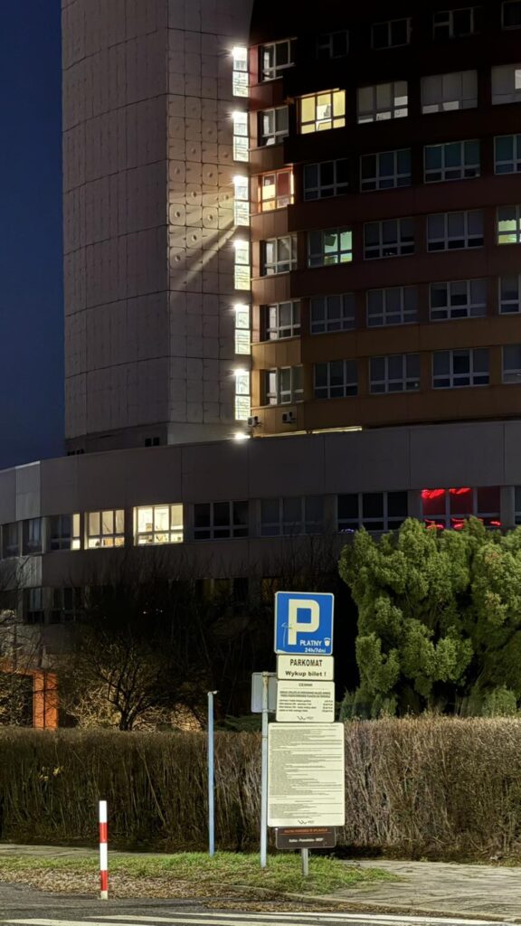 oświetlenie szpitala